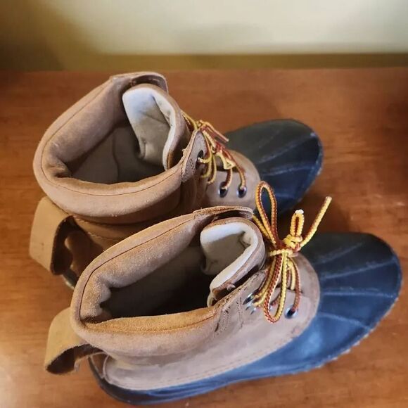 Sorel Cheyenne waterproof leather duck boots men's size 8 - Picture 8 of 8